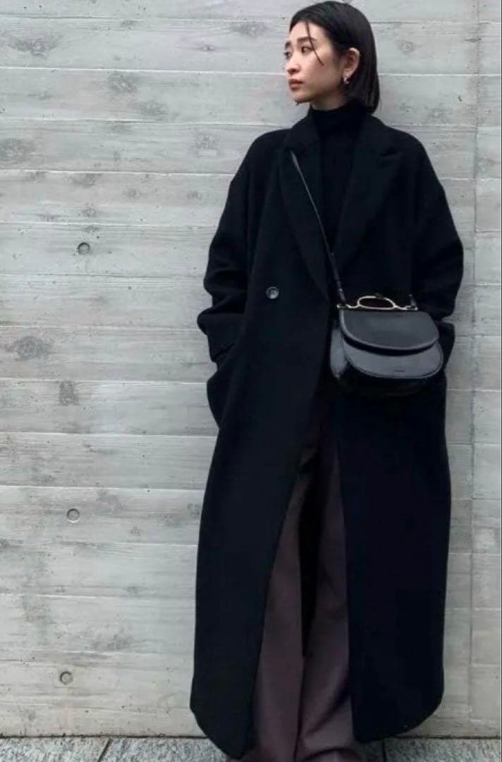 RIM.ARK Double breast maxi CT 36 ブラック