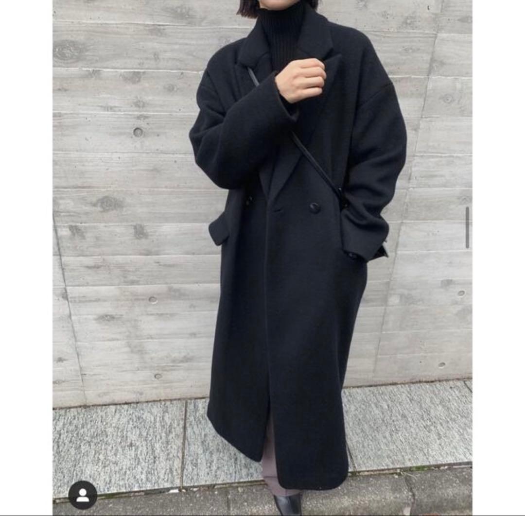 RIM.ARK Double breast maxi CT 36 ブラック