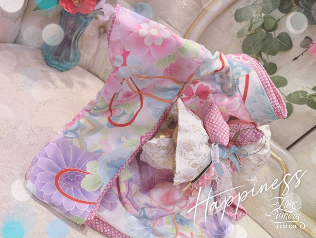 B413.pon2pan2☆オーダー☆犬お引き摺りお着物☆犬お着物