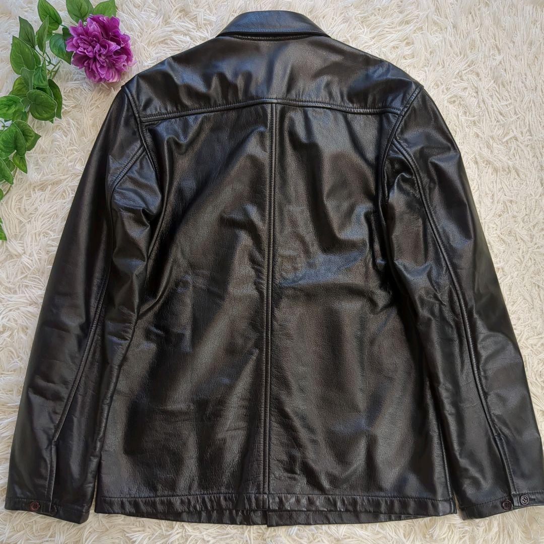 比較的美品 ヨウジヤマモト Durban AAR 牛革 レザージャケット