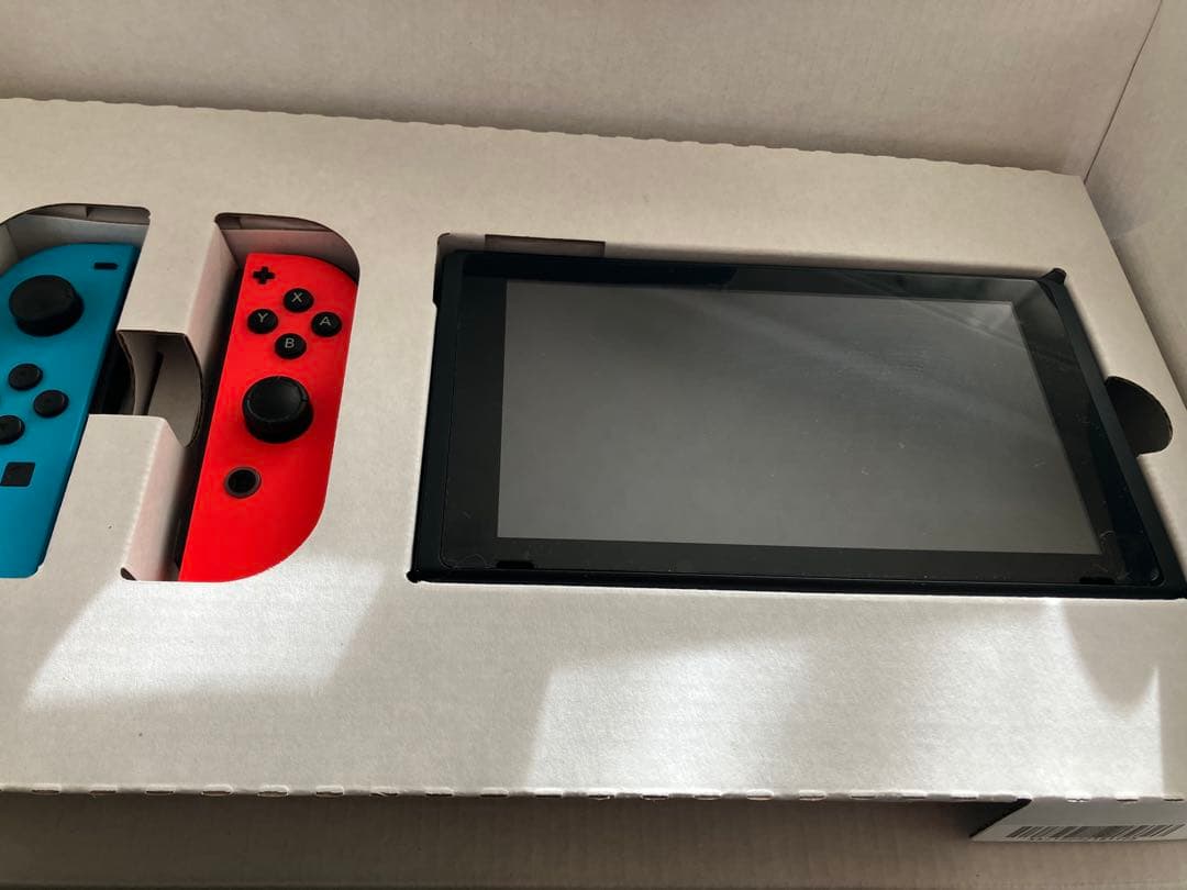 Nintendo Switch 本体 青/赤 128GSDカード・充電グリップ付