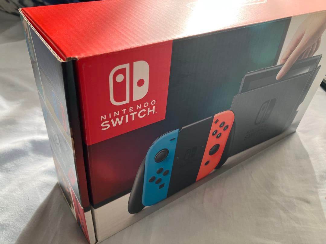 Nintendo Switch 本体 青/赤 128GSDカード・充電グリップ付