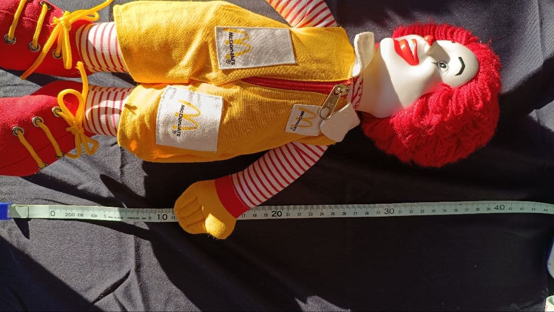 ドナルド　マクドナルド　ビンテージ　ぬいぐるみ　アメトイ　ロナウド