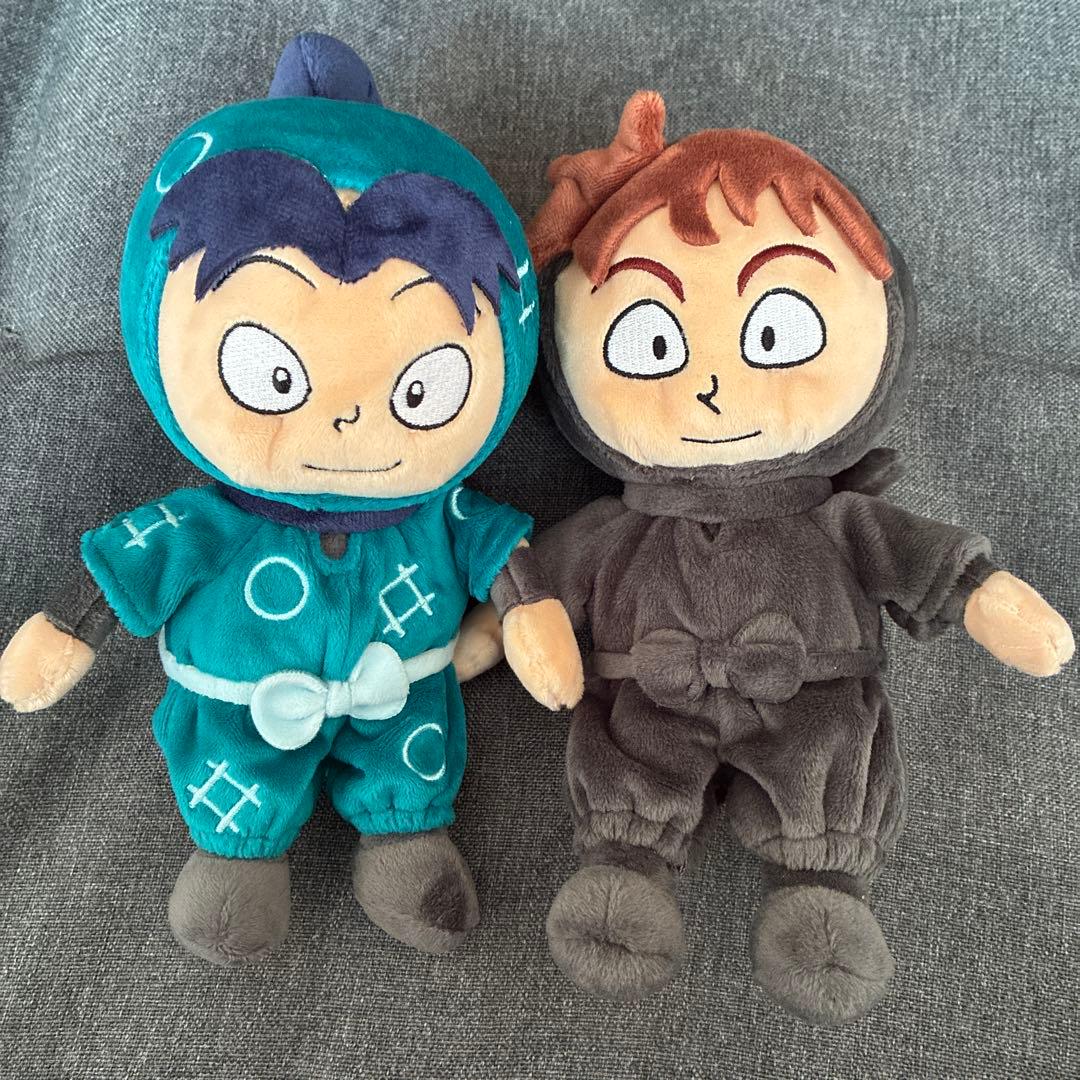 忍たま乱太郎　土井半助 摂津のきり丸　ふわキャラ コレクション ぬいぐるみ