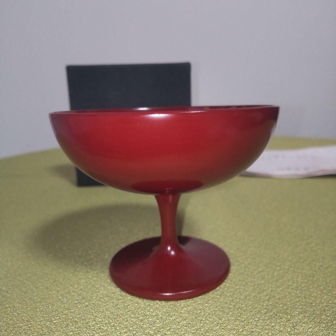 輪島塗 善仁 桜 ミズメザクラ 馬上杯 ワインカップ カップ 金彩 箱付 蒔絵