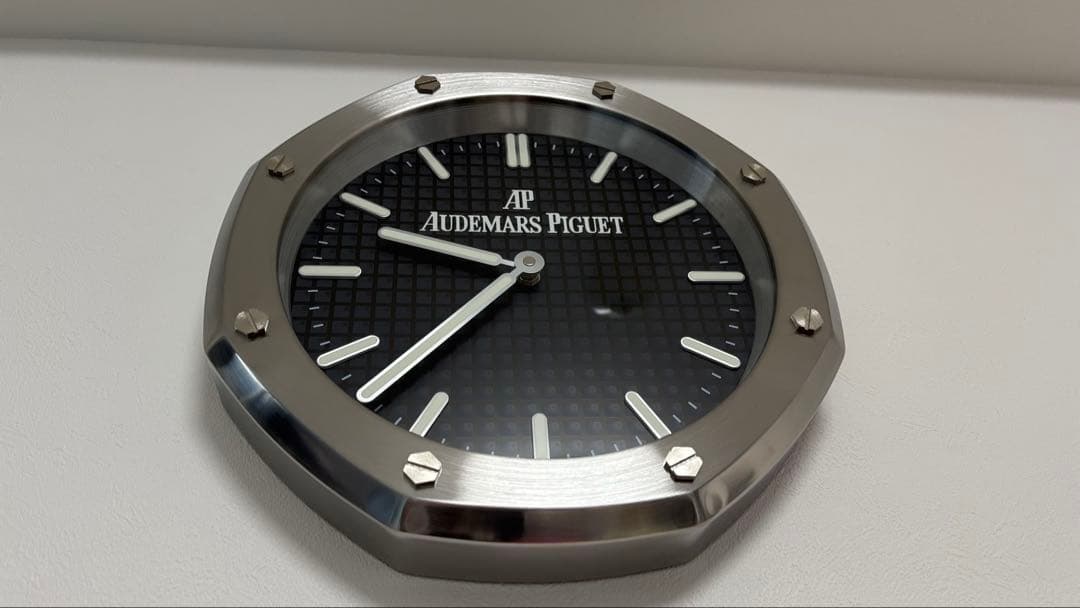 最終金額　AP オーデマピゲ ブラック　掛け時計 掛時計 非売品