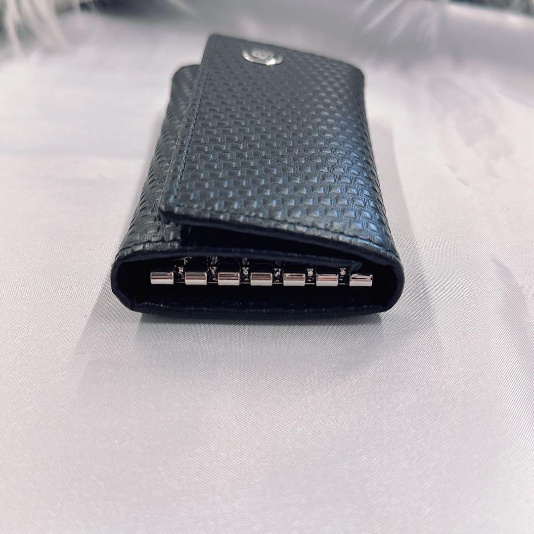ダンヒル dunhill キーケース 6連 ブラック レザー メンズ ★278
