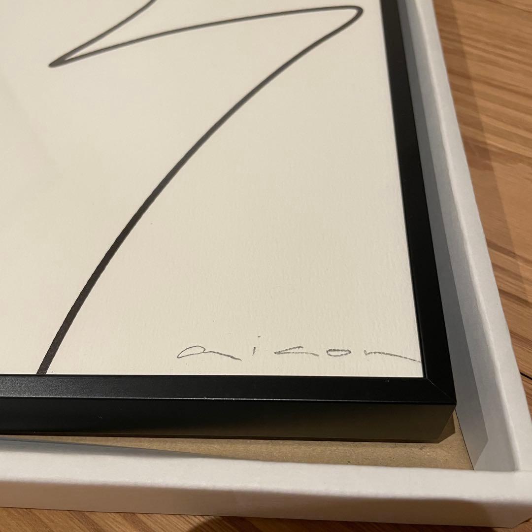 aicon works シルクスクリーン 額装済 版画 XG アート