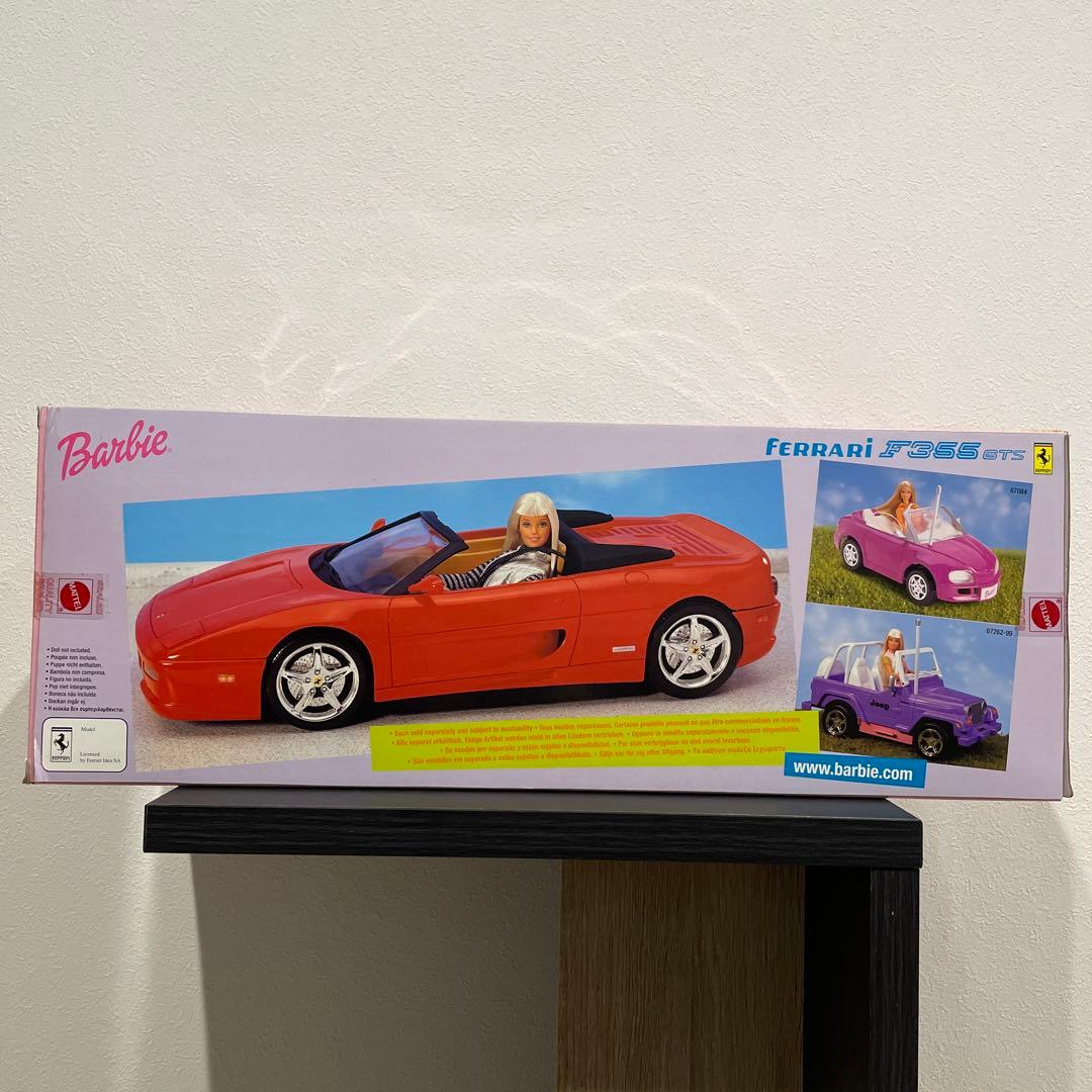 【新品・未開封】バービー  フェラーリ F355 赤色