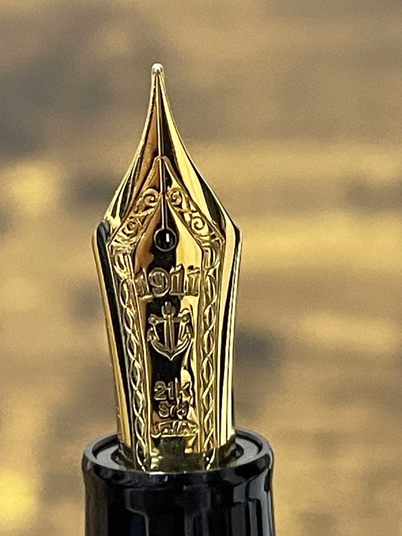 試筆のみ　タグ付　旧型ニブ　21k MF プロフィット21 セーラー　万年筆