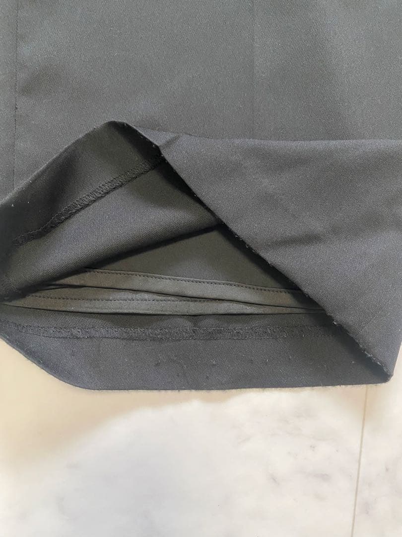 ラグナムーン　ペプラム オールインワン　黒 ドレス　結婚式 パーティドレス