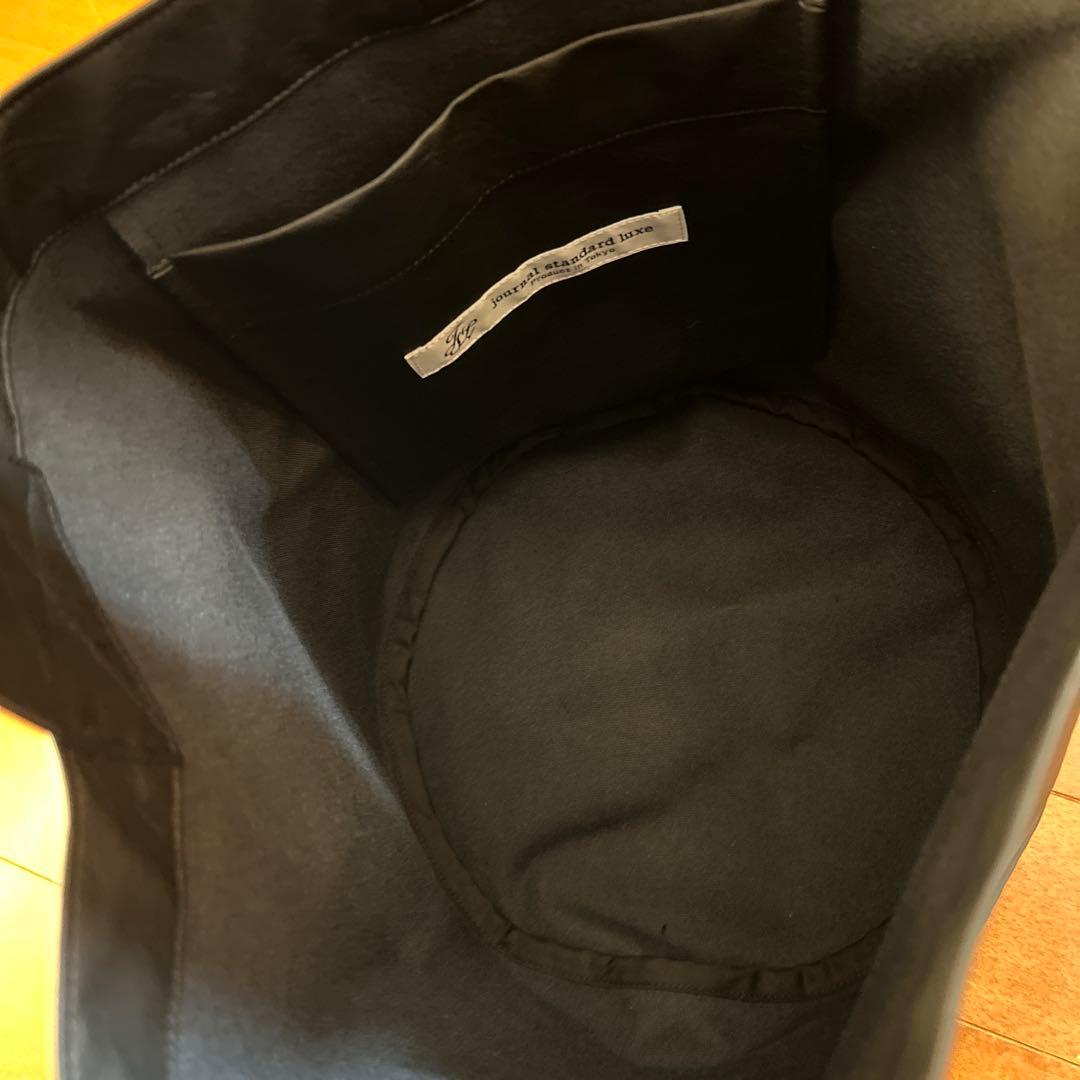 ジャーナルスタンダードラックス フェイクレザーサークルBag M ブラック