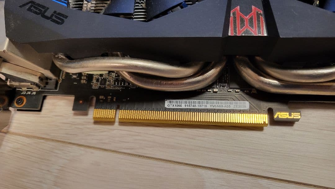 ASUS グラフィックボード GTX1060 6GB