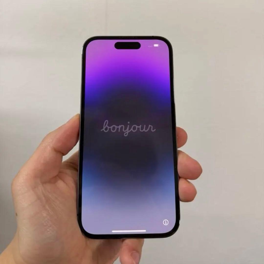 良好　iPhone14pro 256GB ディープパープル SIMフリー