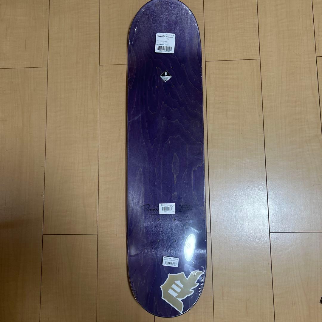 Primitive×2pac スケートボードデッキ　8インチ