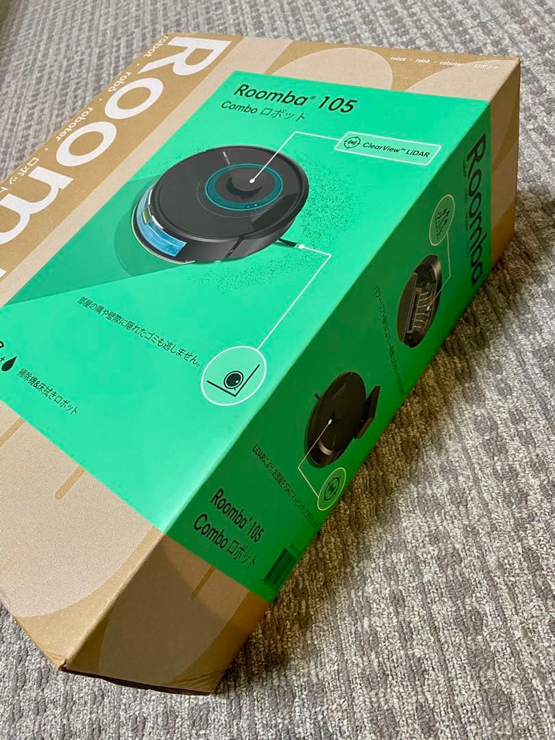 【新品未開封】ルンバ（Roomba）105 Combo ロボット掃除機 ブラック