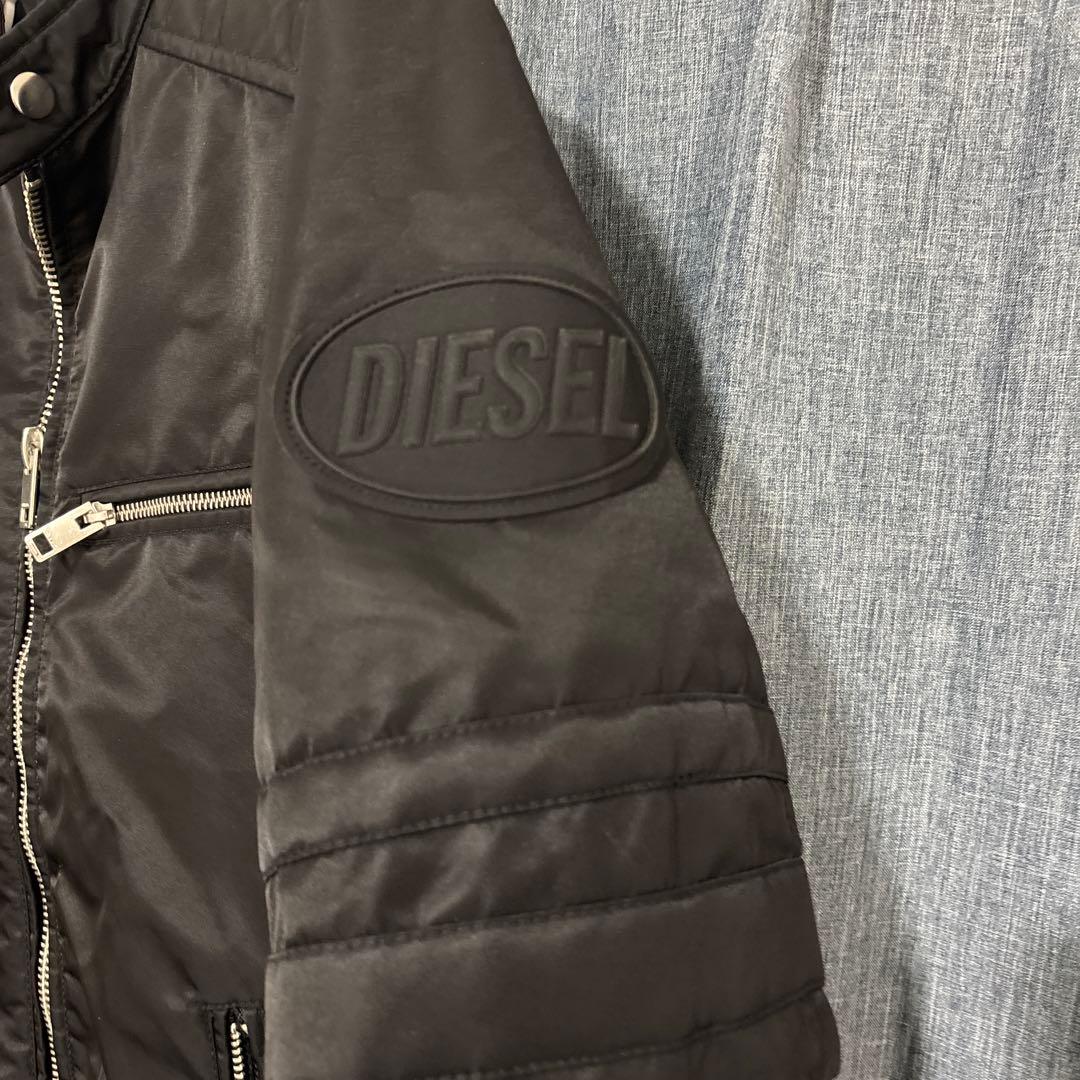 DIESEL シングルライダースジャケット 黒