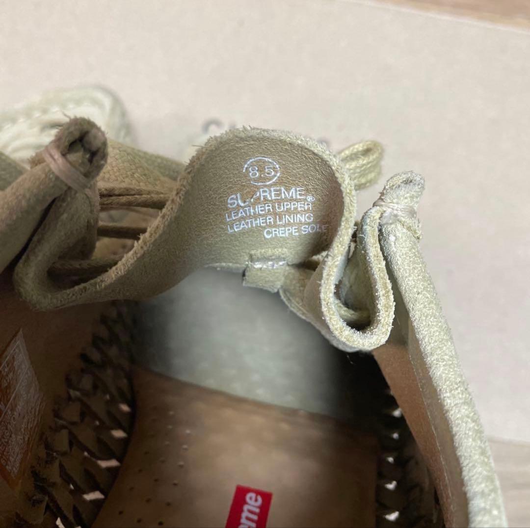 レアサイズ完売　Supreme × Clarks Woven Wallabee