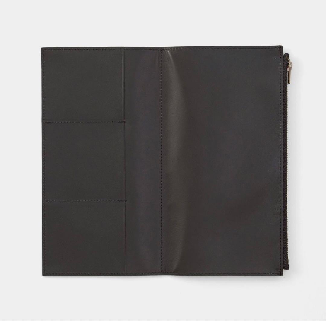 トラベラーズファクトリー レザージッパーケース 黒