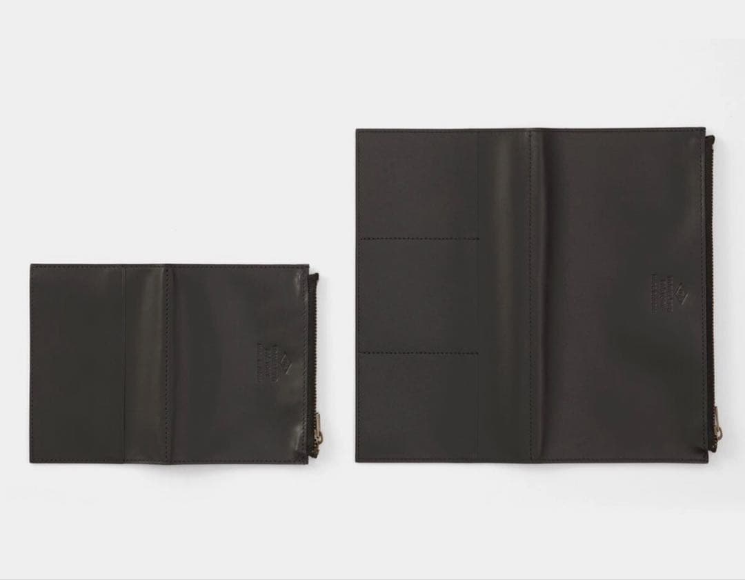 トラベラーズファクトリー レザージッパーケース 黒