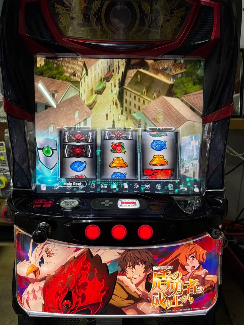 盾のら勇者の成り上がり スロット　実機　イヤホンコンバーター仕様