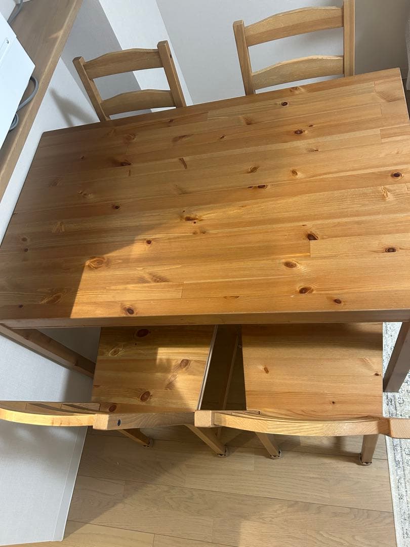 【直接取りに来てくださる方限定/川崎市】イケア　ダイニングテーブル　ヨックモック