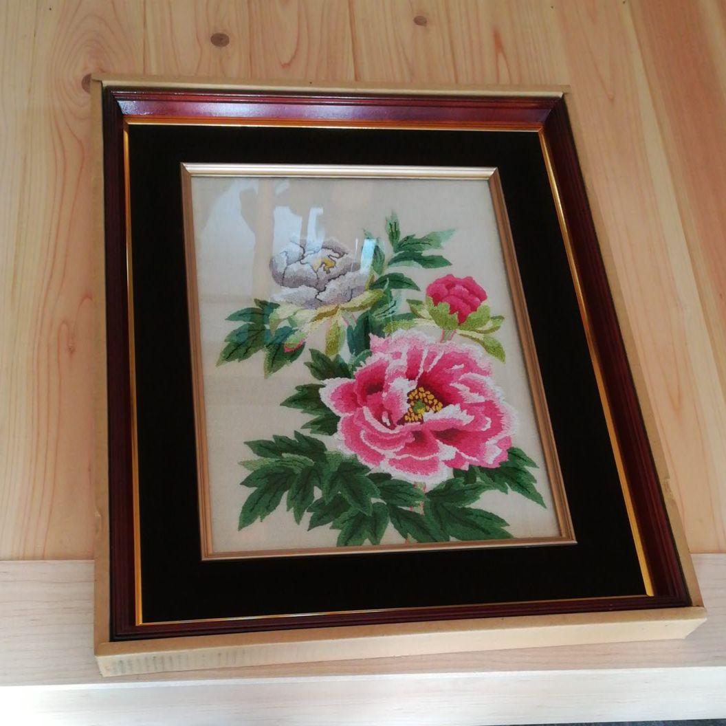 刺繍　額縁