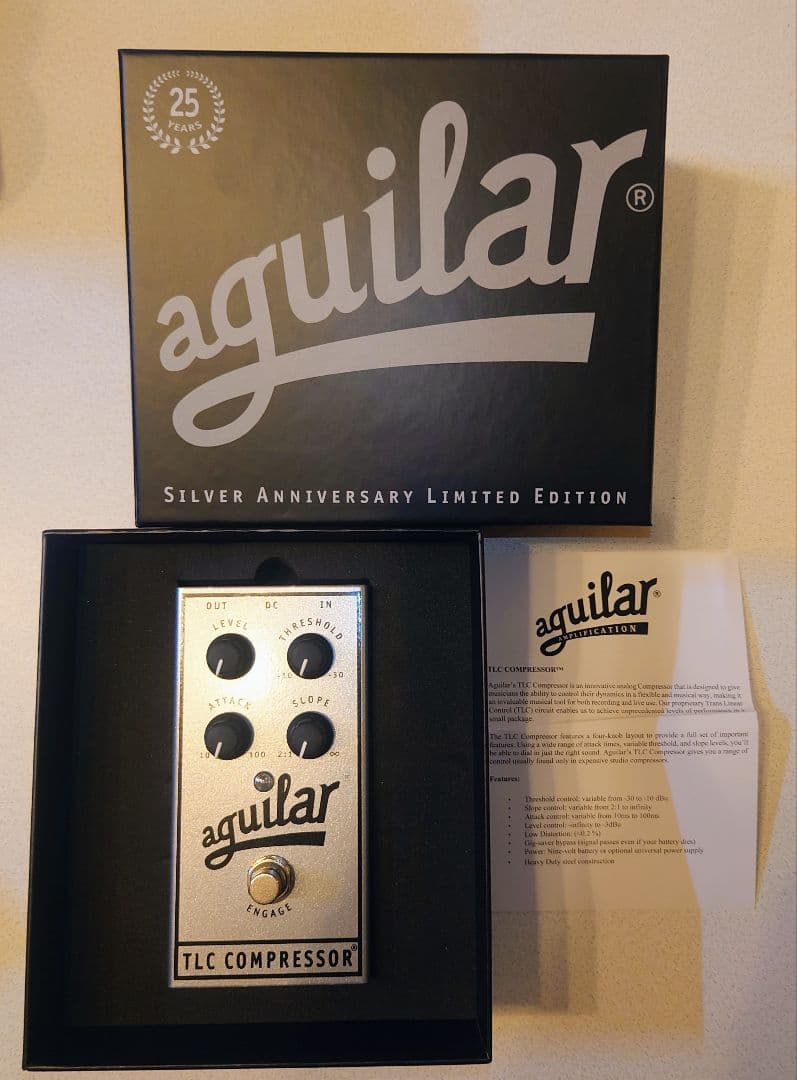 【美品】世界限定 25thカラー Aguilar TLC Compressor