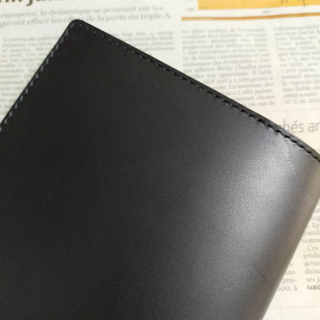 【まや】栃木レザー　ノートカバー