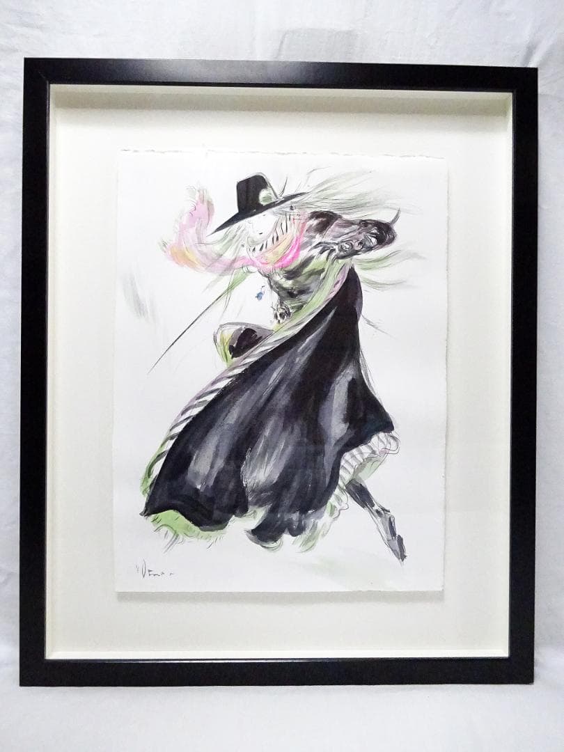 #天野喜孝 #オーダー原画 #吸血鬼ハンターD #共箱 #アールビバン保証書