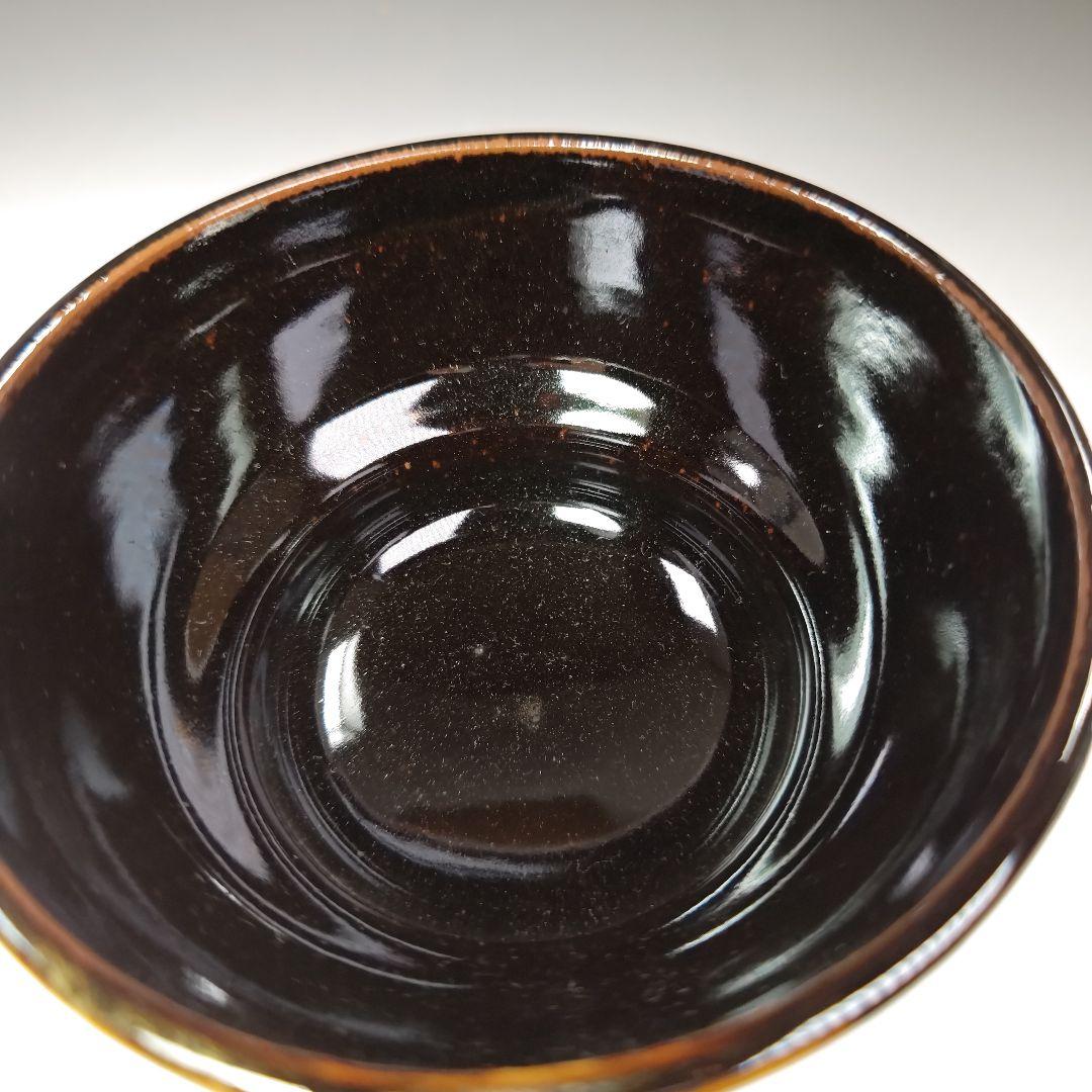 イ642 茶碗『淡海ぜぜ　陽炎園造』『胴〆　茶碗　共箱』抹茶碗　茶道具