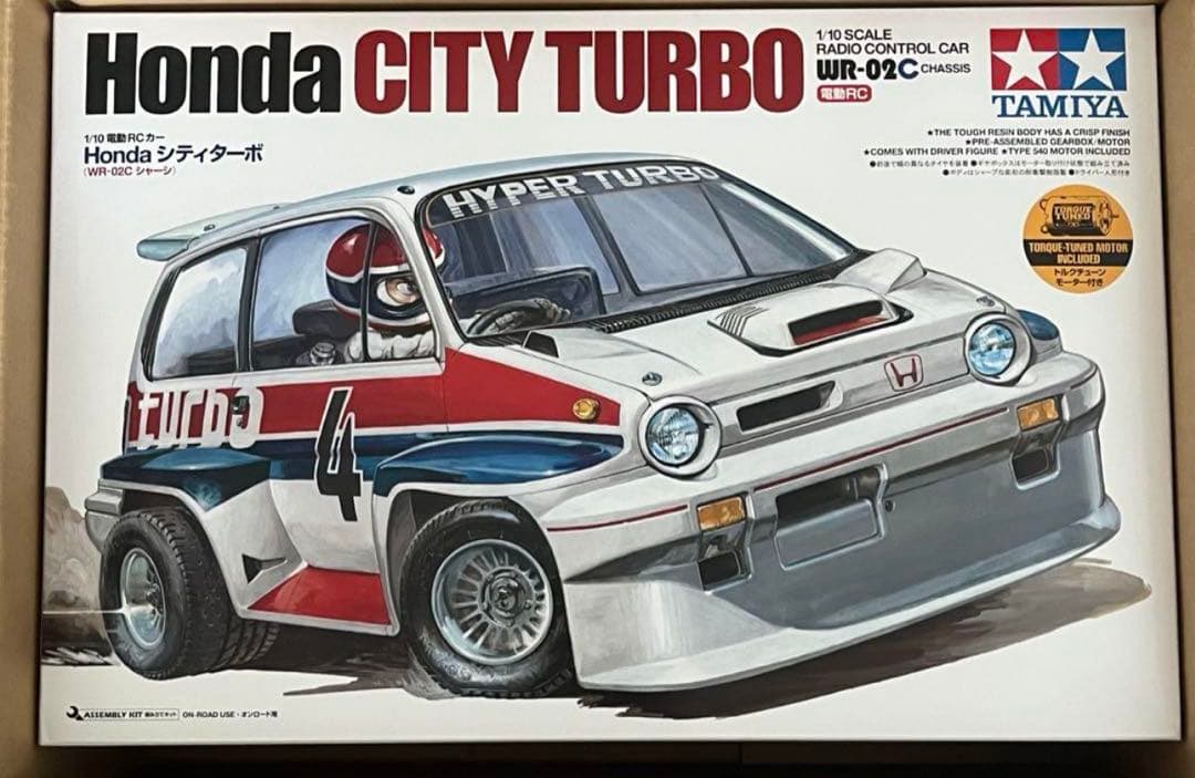 1/10RC Honda シティターボ （WR-02Cシャーシ）