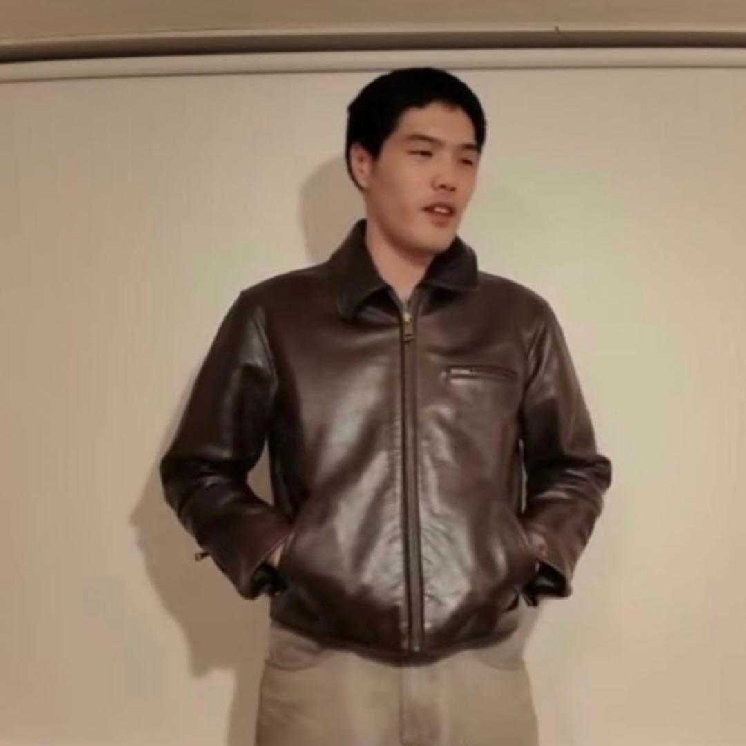 Marlboro leather mini jacket マルボロ