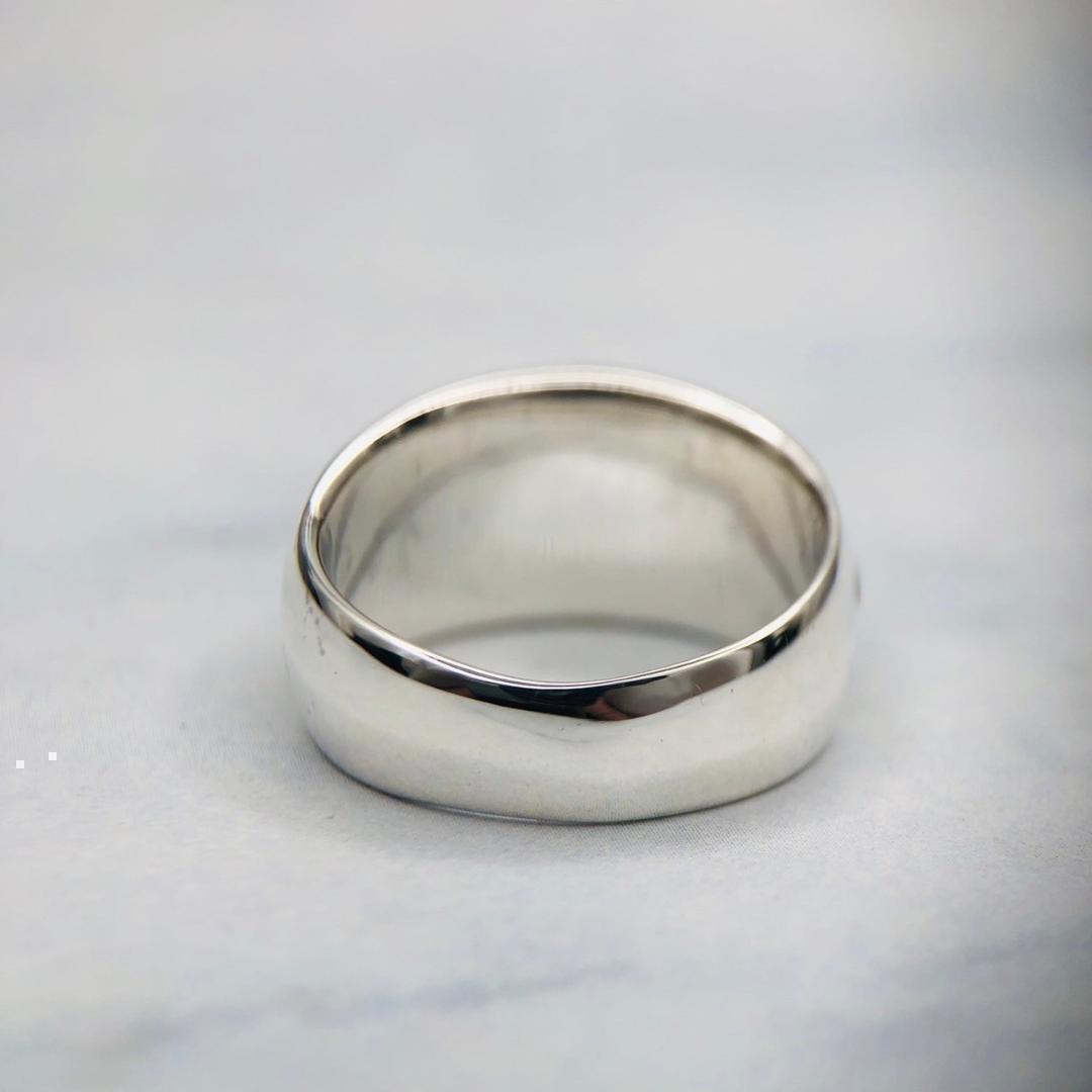 25号　シルバー925 リング　指輪　フレア　ユリ　新品　即納 4-1　8954