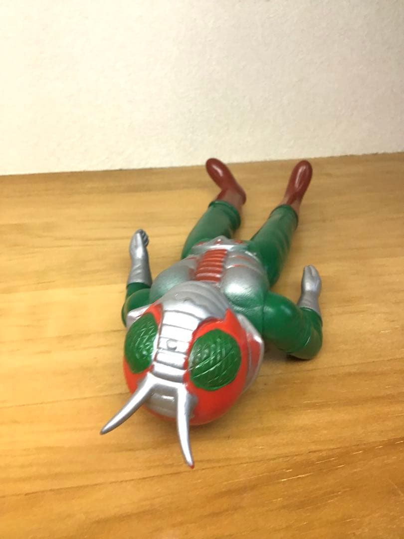 ポピー 仮面ライダーV3 ミドル ソフビ 人形 石森章太郎 漫画 特撮 駄玩具