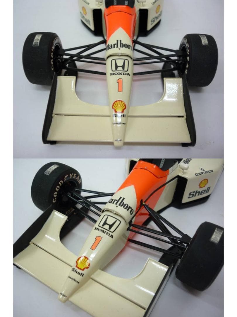 ④ タミヤ 1/20 MP4/7 セナ マクラーレン ホンダ 塗装済 完成品 a