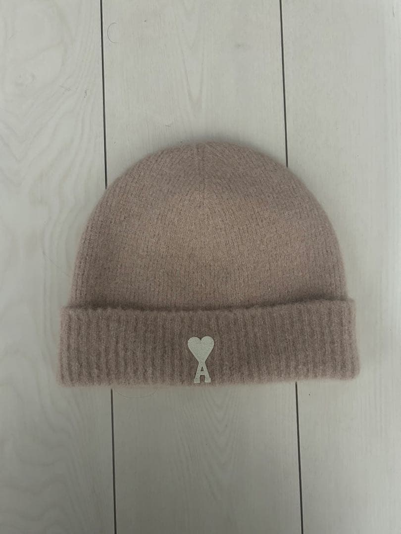 【正規品】amiparis ビーニー ニット帽 ピンク アルパカ