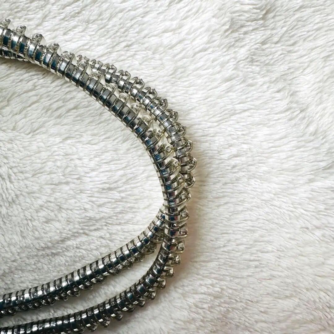 ANTEPRIMA アンテプリマ リボン パールビジューワイヤーバッグ シルバー