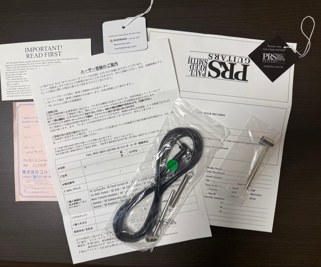 PRS SE ブルーエレキギター（35周年限定モデルModified）