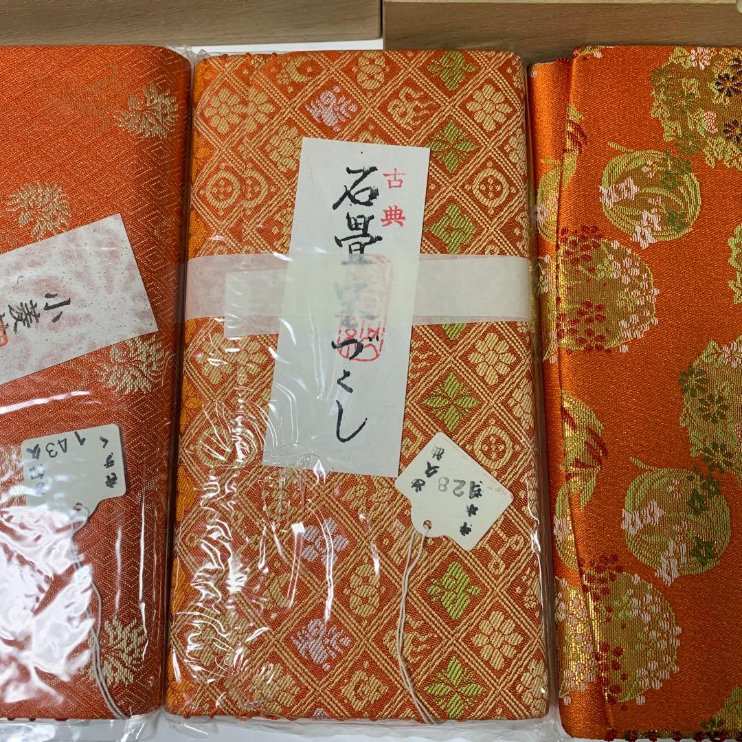 龍村美術織物 茶道用帛紗 6点セット 和柄 新品 美品 木箱付き