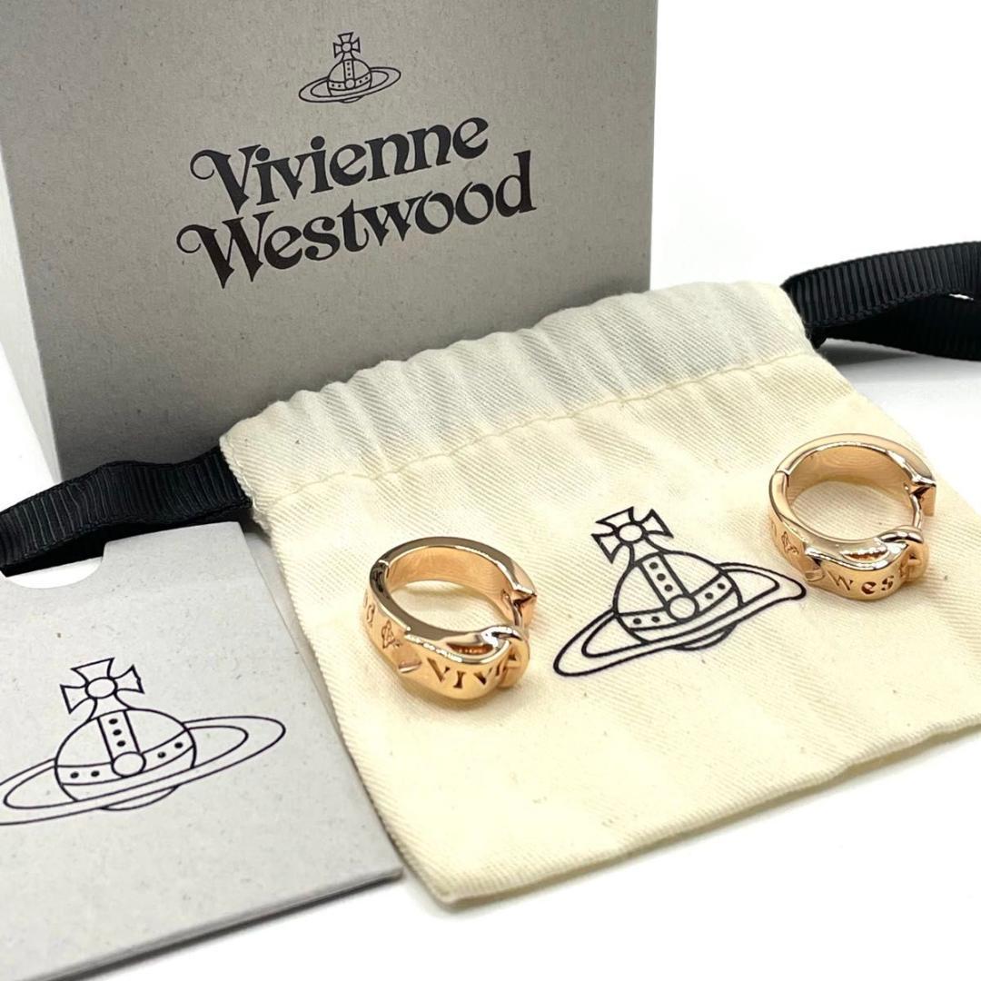 ★美品★Vivienne westwood ピアス フープピアス ピンクゴールド