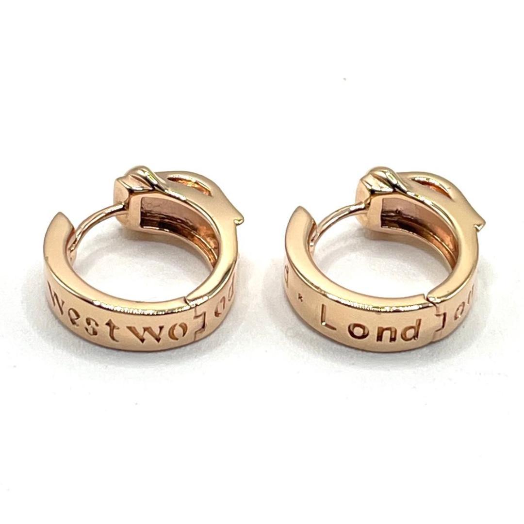 ★美品★Vivienne westwood ピアス フープピアス ピンクゴールド