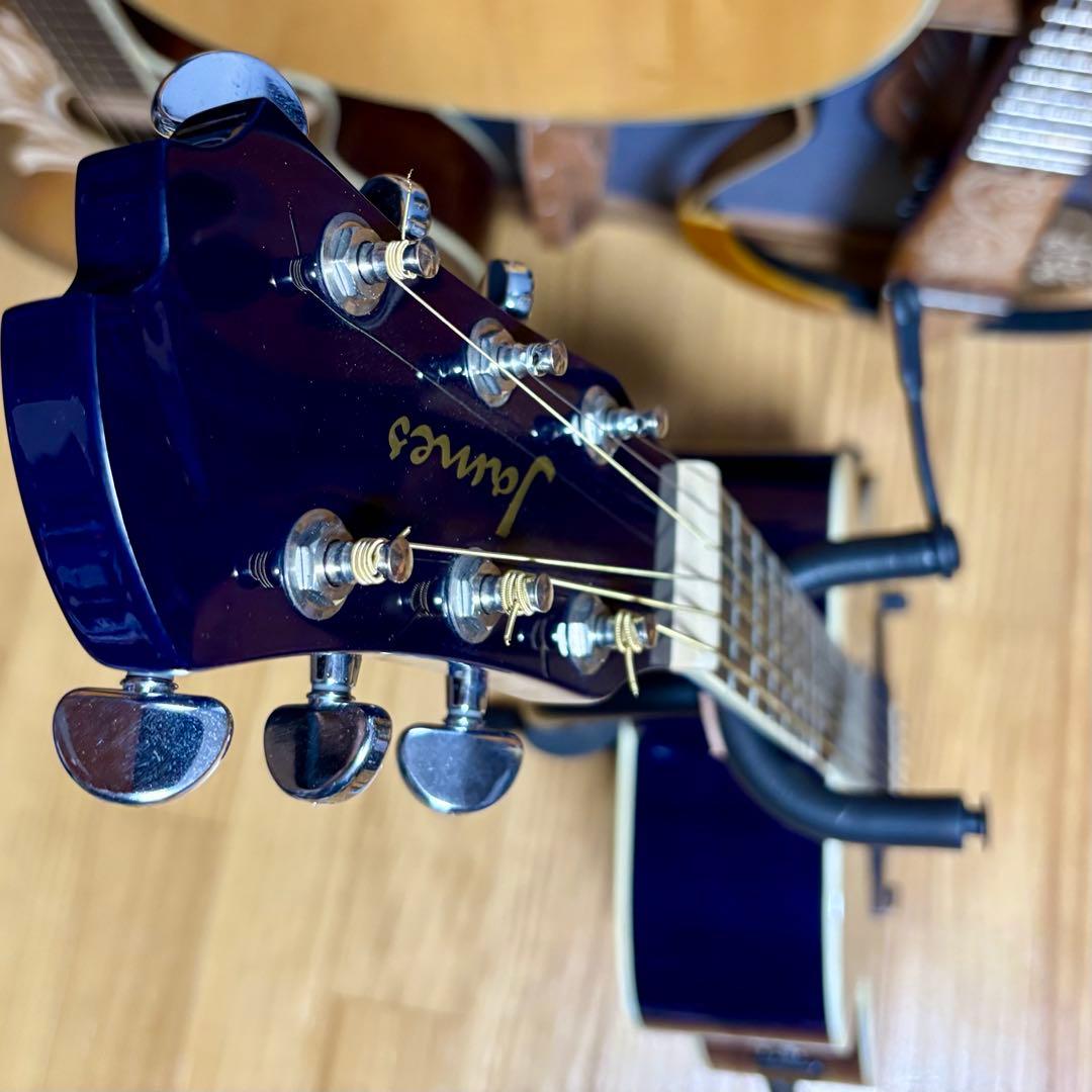 【美品エレアコ】James JF400-SBB fishmanプリアンプ装着