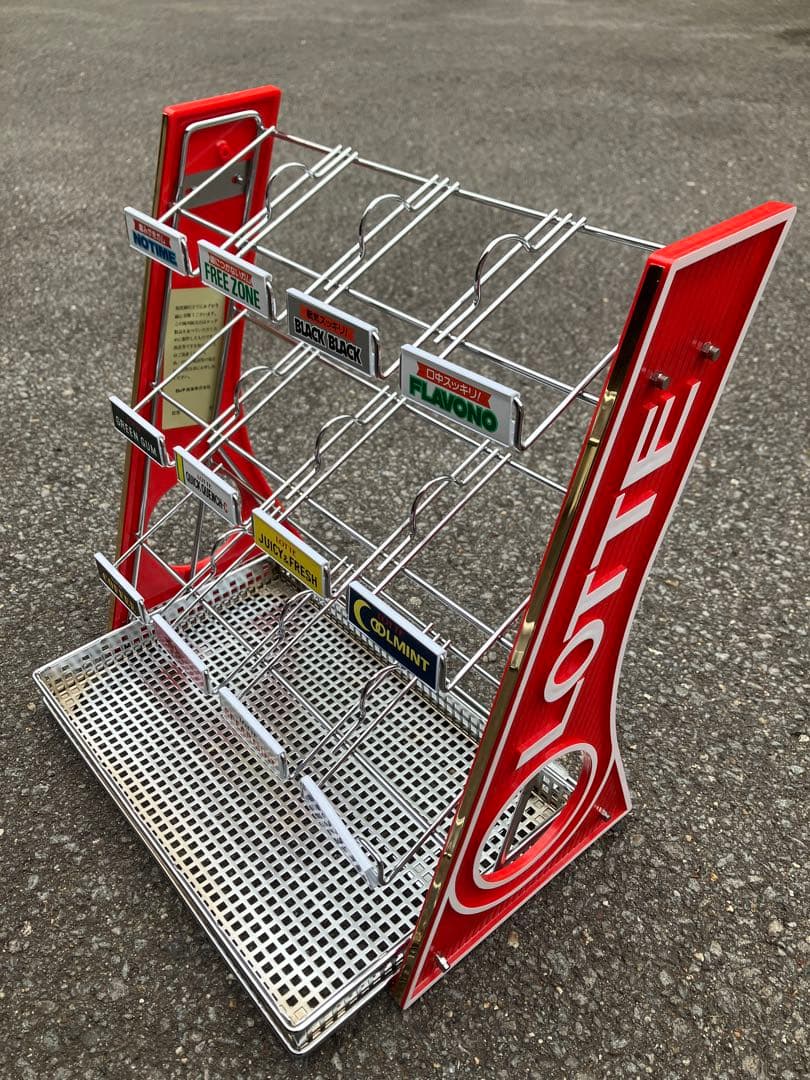 ロッテ　LOTTE　ガム　チューインガム　陳列棚　昭和レトロ