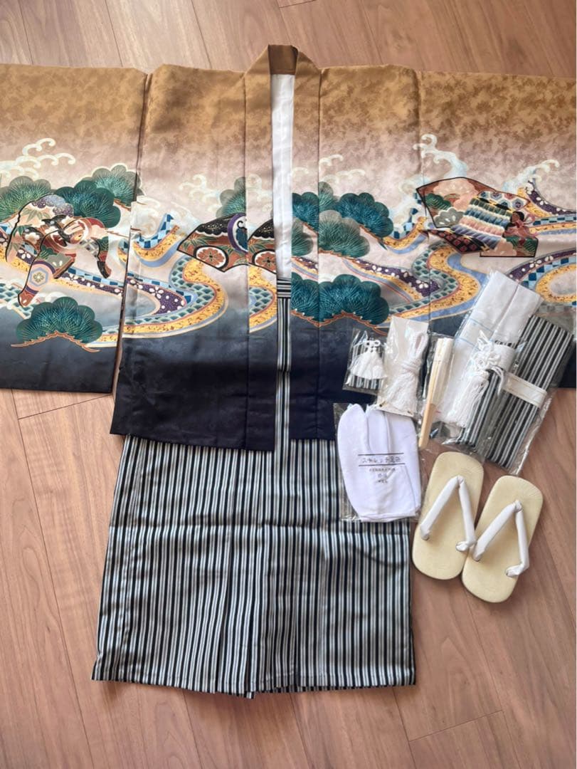 5歳 男の子 七五三 羽織袴110〜120cm