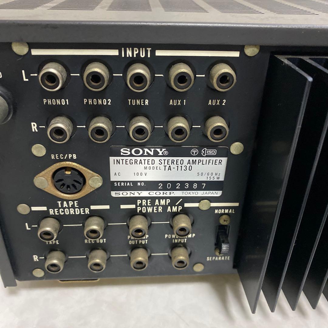 ジャンク　SONY ソニー　TA-1130 プリメインアンプ