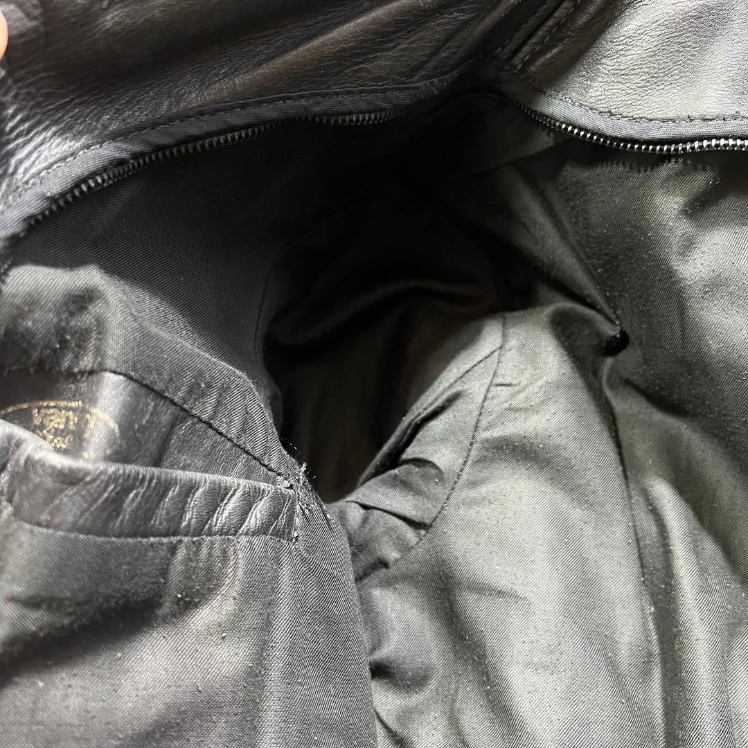 VANSON バンソン　シングル　ライダース　ジャケット　サイズ34