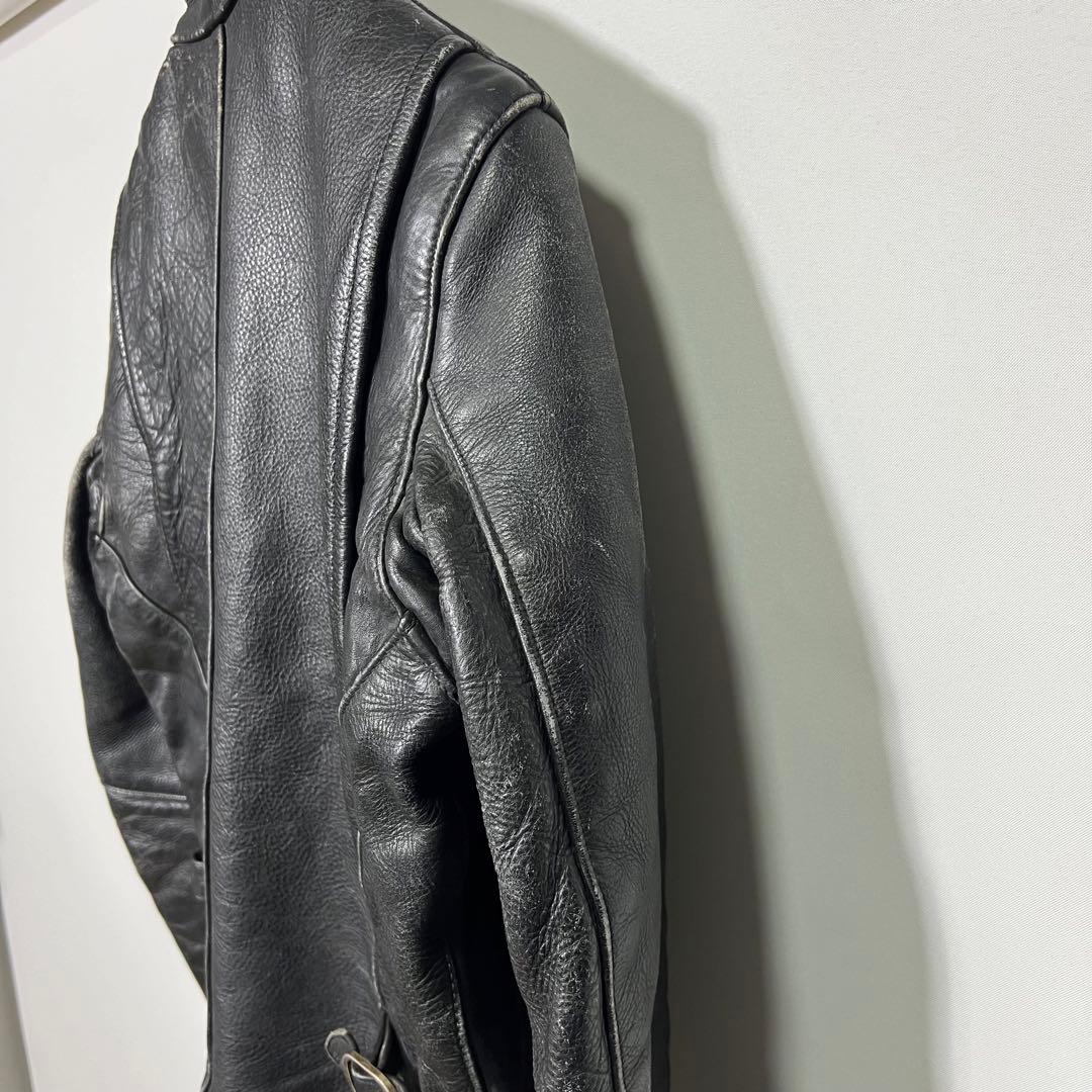 VANSON バンソン　シングル　ライダース　ジャケット　サイズ34