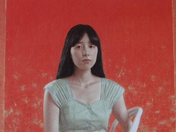 大矢英雄、【祝祭の夏】、希少な額装用画集より、新品額装付、状態良好