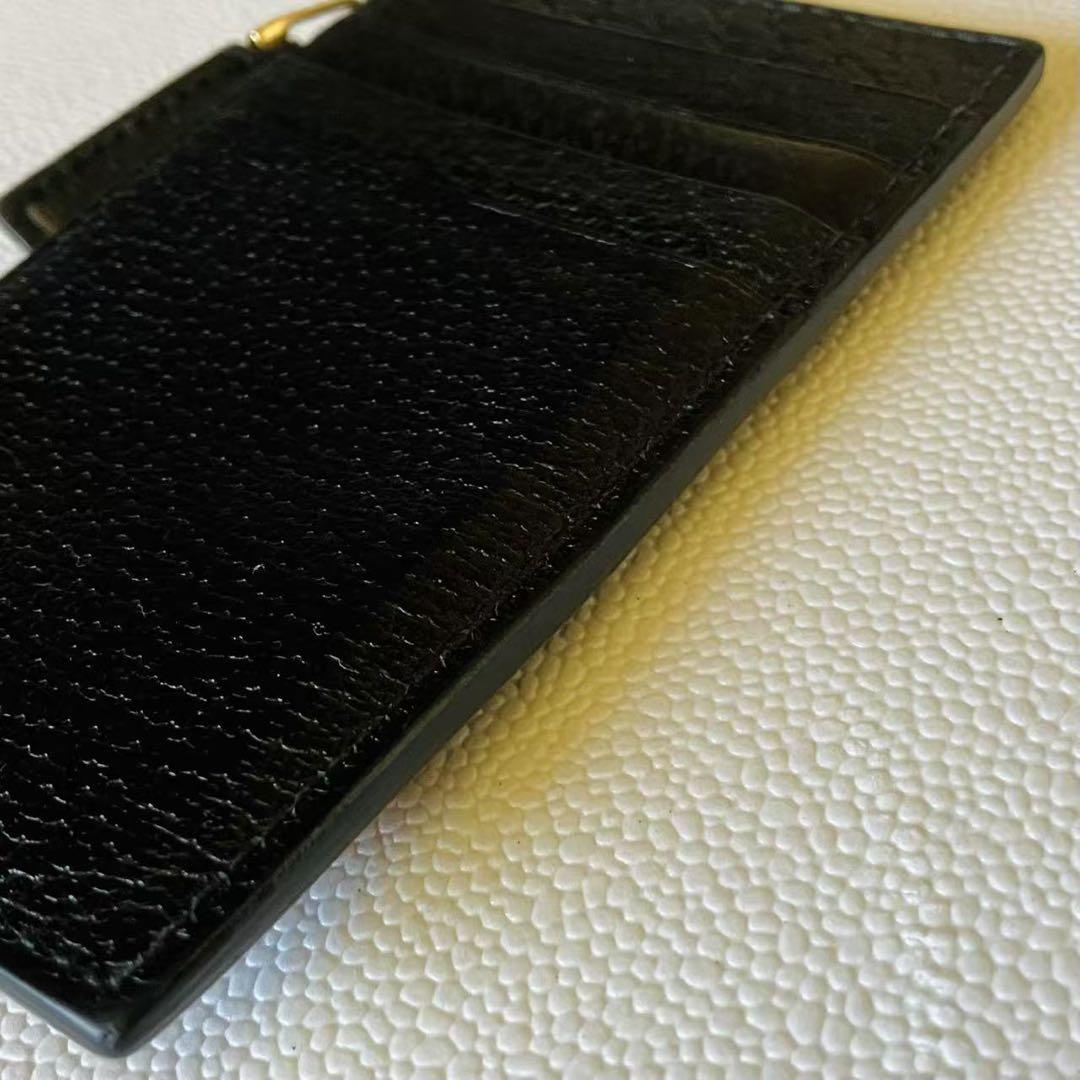 GUCCI ブラック シェリーライン &カードケース フラグメントケース❣️